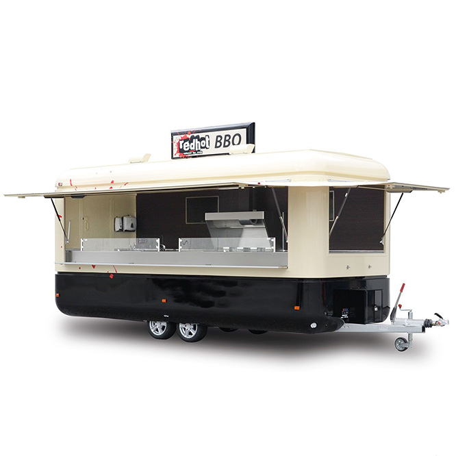 Coffee Equipment For Coffee Shop - Trailer dokumen BBQ sepenuhnya dilengkapi mobil