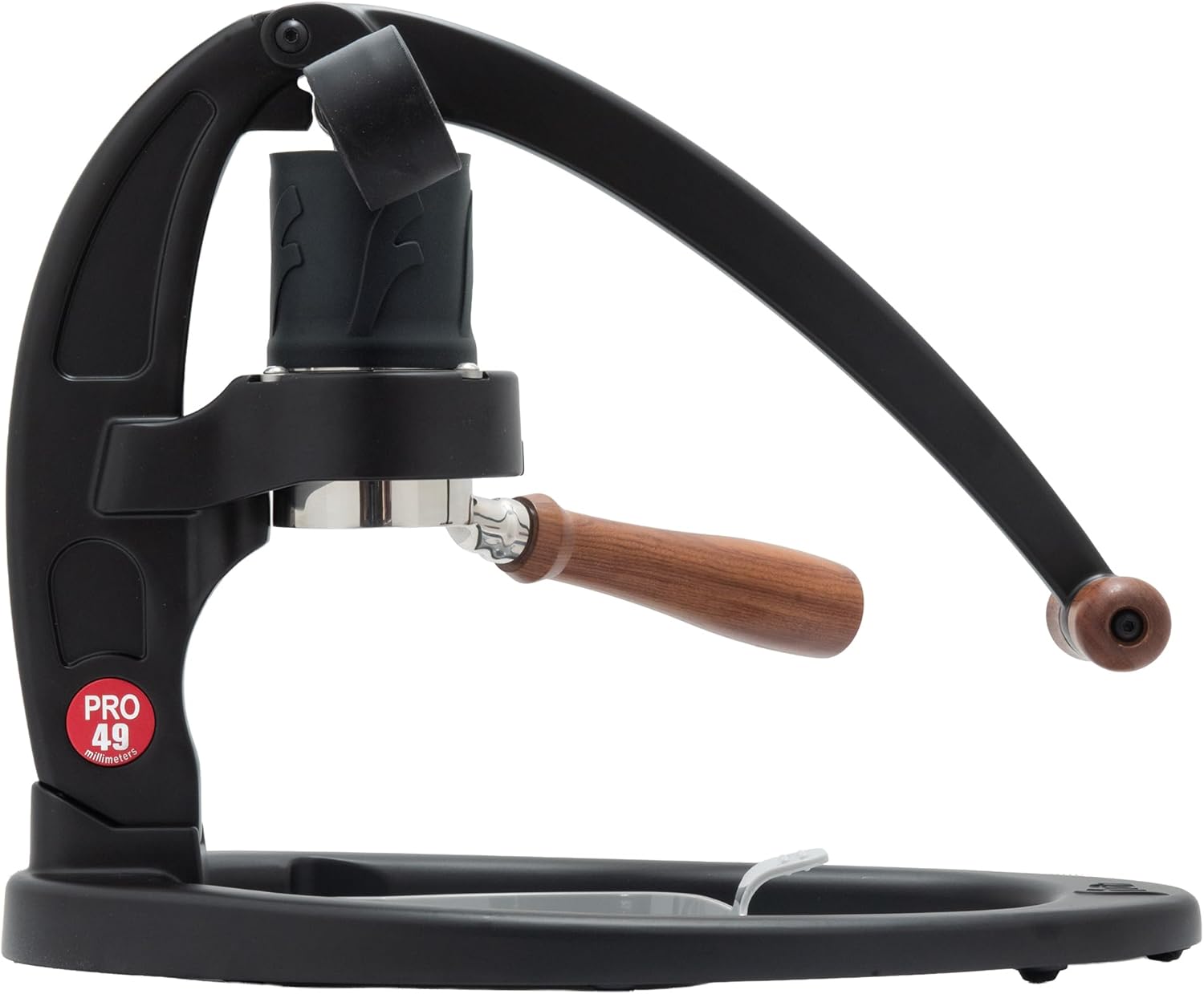 Pressure Gauge Espresso - Mesin Espresso Manual 49mm, Hitam -