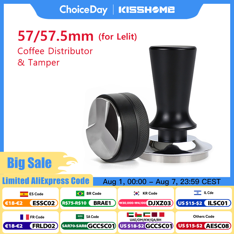 Coffee Extraction Equipment - Tamper kopi 57mm 57.5mm, tekanan konstan
