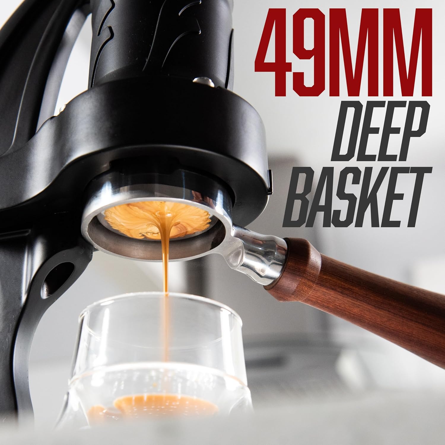 Mesin Espresso Manual 49mm, Hi - Pressure Gauge Espresso ulasan dan harga