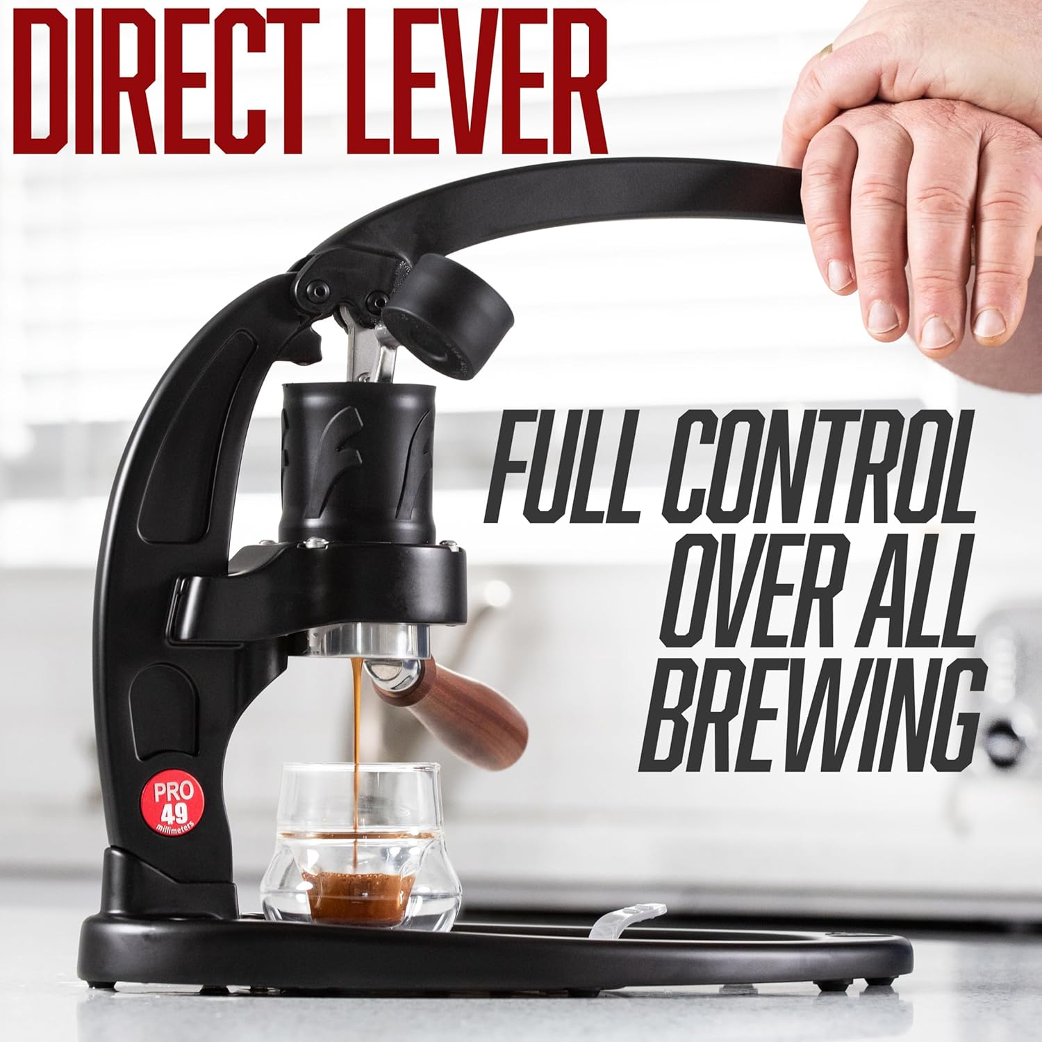 Mesin Espresso Manual 49mm, Hi - Pressure Gauge Espresso ulasan dan harga