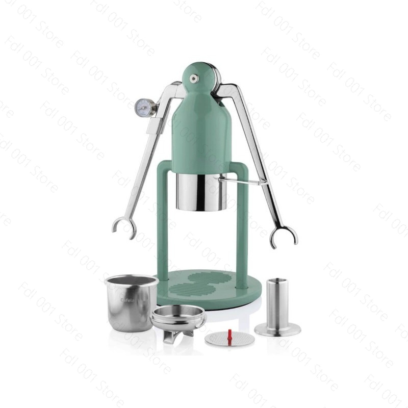 Mesin Kopi Espresso Manual Tan - Pressure Gauge Espresso ulasan dan harga