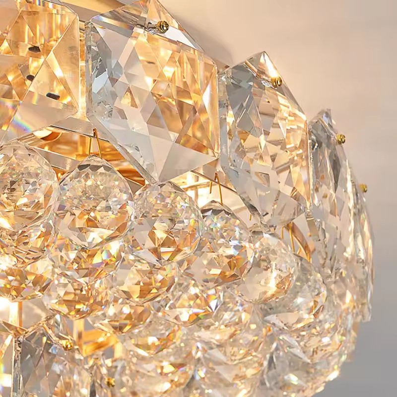 Lampu Plafon Bulat Kristal Hot - Coffee Quality Control ulasan dan harga
