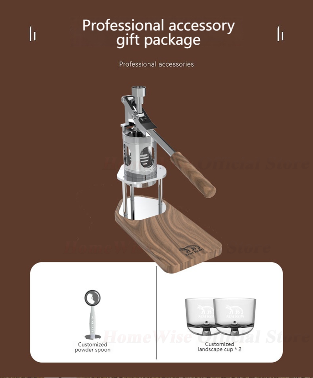 LXCHAN WS/WS1 Pembuat Espresso - Pressure Gauge Espresso ulasan dan harga